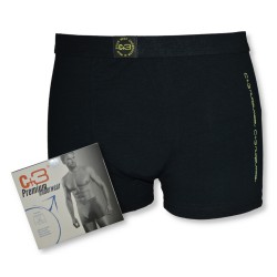 Bokserki C+3 PREMIUM UNDERWEAR Czarne