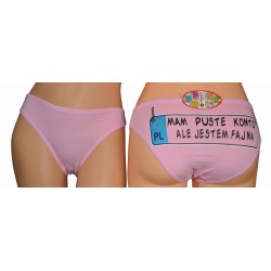 Figi "MAM PUSTE KONTO ALE..."  rozm L