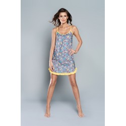 Koszula ITALIAN FASHION  Mocca koszula żółta wąs ram.