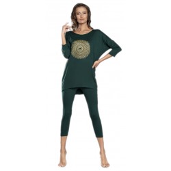 Piżama ITALIAN FASHION  Mandala 3/4rękaw 3/4spodnie