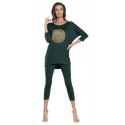 Piżama ITALIAN FASHION  Mandala 3/4rękaw 3/4spodnie