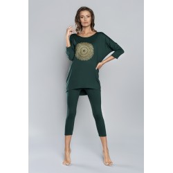 Piżama ITALIAN FASHION  Mandala 3/4rękaw 3/4spodnie