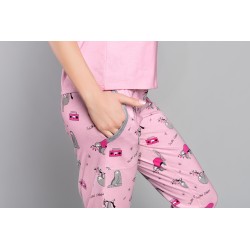 Piżama ITALIAN FASHION LALIMA RÓŻ
