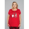 Piżama ITALIAN FASHION Santa kr.dł. czerwona
