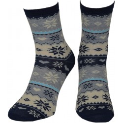 Skarpety Świąteczne Norweski Wzór roz 37-41