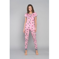 Piżama ITALIAN FASHION Orso róż kr.dł.