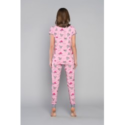 Piżama ITALIAN FASHION Orso róż kr.dł.