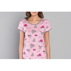 Piżama ITALIAN FASHION Orso róż kr.dł.