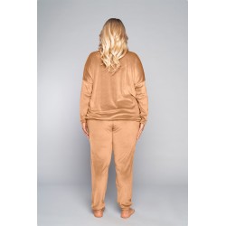 Italian Fashion Dres Damski Juga Camel