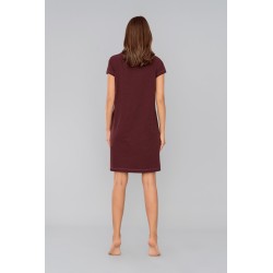 KOSZULA NOCNA ITALIAN FASHION Hosta Bordo