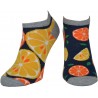Stopki damskie Milena Cytrusy Granat r. 37-41 Stopki damskie Milena Cytrusy Granat r. 37-41
