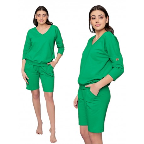 Italian Fashion Komplet Damski Karina Zielony Italian Fashion Komplet Damski Karina Zielony