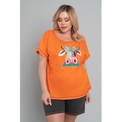 Piżama ITALIAN FASHION Blonde kr.kr. pomarańcz
