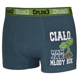 Bokserki "CIAŁO MAM JAK MŁODY BUK" CSZ
