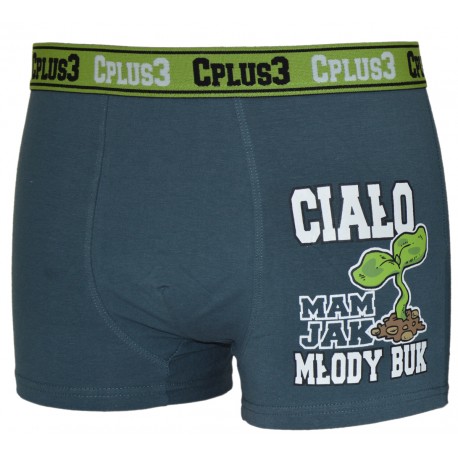 Bokserki "CIAŁO MAM JAK MŁODY BUK" CSZ
