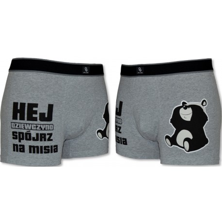 Bokserki C+3 HEJ DZIEWCZYNO SPÓJRZ NA MISIA SZM Bokserki C+3 HEJ DZIEWCZYNO SPÓJRZ NA MISIA SZM