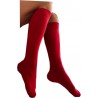 MILENA CZERWONE GŁADKIE PODKOLANÓWKI Damskie 37-41