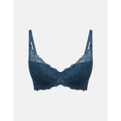 Biustonosz Gillian: Koronkowa Elegancja w Steel Blue 41071-95X