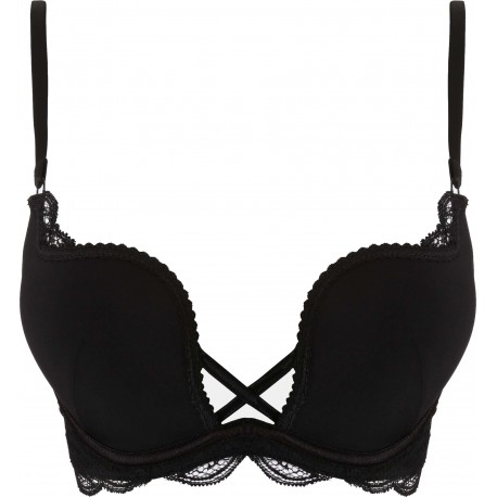 Biustonosz Henderson DELIS Push-Up | Podkreśl swój urok Czarny 36121-82X