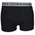 Bokserki Męskie C+3 Klasyczny model SZEROKA GUMA Czarne