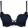Biustonosz Henderson DELIS Push-Up Podkreśl swój urok Granat 36121-59X