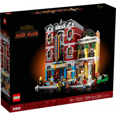 LEGO® Icons Klub jazzowy (10312) - Model Kolekcjonerski z Sceną Jazzową LEGO® Icons Klub jazzowy (10312) - Model Kolekcjonerski z Sceną Jazzową