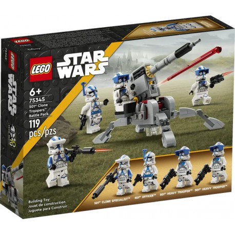 LEGO® Star Wars™ Zestaw bitewny – żołnierze-klony z 501. legionu™ (75345) LEGO® Star Wars™ Zestaw bitewny – żołnierze-klony z 501. legionu™ (75345)