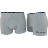 Bokserki męskie C+3 VBE-554 | Jasny szary melanż