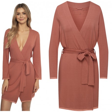 Szlafrok damski Henderson Alena - letni komfort w eleganckim stylu Szlafrok damski Henderson Alena - letni komfort w eleganckim stylu