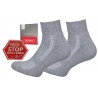 Skarpety Milena Multisport AG+ 3/4 Szare Antybakteryjne 38-40