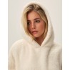 Bluza Pluszowa Henderson Fune Oversize Kremowa Długa i Ciepła