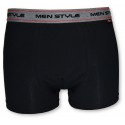 Bokserki męskie C+3 VBE-363 – „MEN STYLE”, czarne