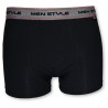 Bokserki męskie C+3 VBE-363 – „MEN STYLE”, czarne