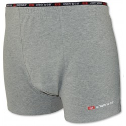 Bokserki męskie C+3 VBE-672 – „UNDERWEAR”, szary melanż