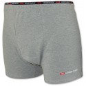 Bokserki męskie C+3 VBE-672 – „UNDERWEAR”, szary melanż