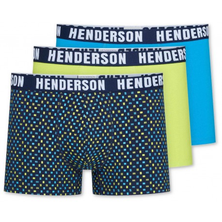 Bokserki męskie Henderson Jet 3-pak – dłuższa nogawka – bawełna z elastanem Bokserki męskie Henderson Jet 3-pak – dłuższa nogawka – bawełna z elastanem
