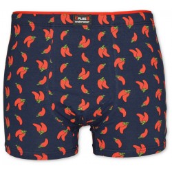 Bokserki Męskie C+3 Funny Hot Chili Granat VBE-680