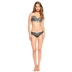 HENDERSON MISHA 36157-90X – szary push-up z koronką