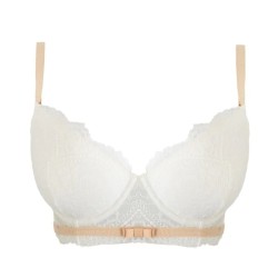 Biustonosz MISHA 36157-01 ecru – koronkowy push-up
