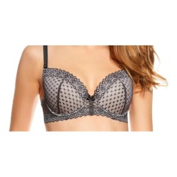 Biustonosz GLISS 36153-90X – push-up, szary, odpinany
