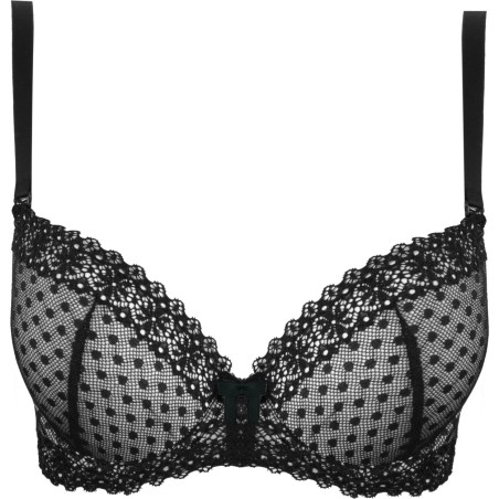 Biustonosz GLISS 36153-99X – push-up czarny
