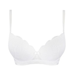 Biustonosz HALO 35235-00X – biały push-up z odpinanymi