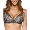 Biustonosz Hint 39785-09X – push-up szary, koronka Biustonosz Hint 39785-09X – push-up szary, koronka