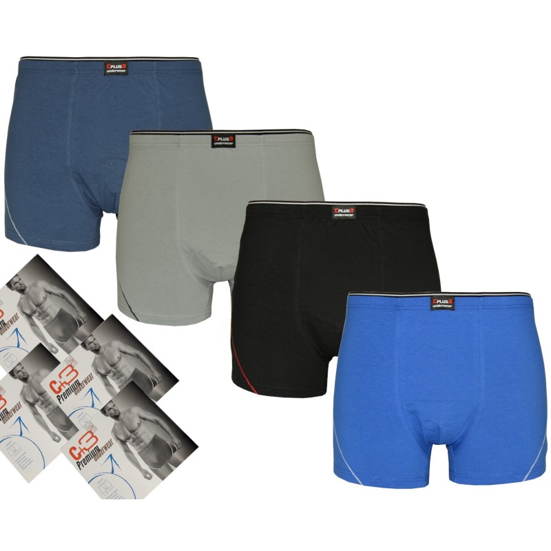 C+3 Minimal Fit VBE-713 – bokserki 4 szt., klasyka i komfort C+3 Minimal Fit VBE-713 – bokserki 4 szt., klasyka i komfort
