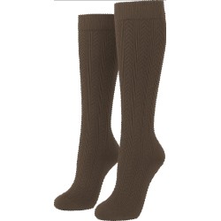 Podkolanówki damskie ażurowe Milena cappuccino 37-41