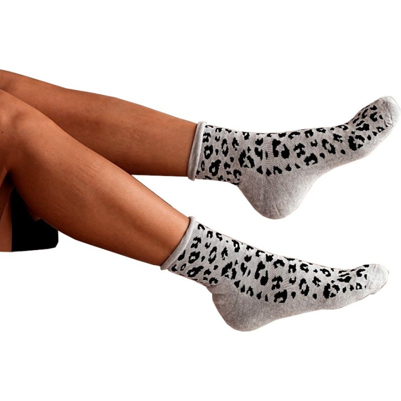 Skarpety Półfrote Panterka Milena | Ciepłe, Bezuciskowe, Polski Producent