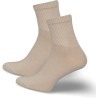Skarpety męskie sportowe 3/4 Milena Active – Beżowe | 75% bawełny