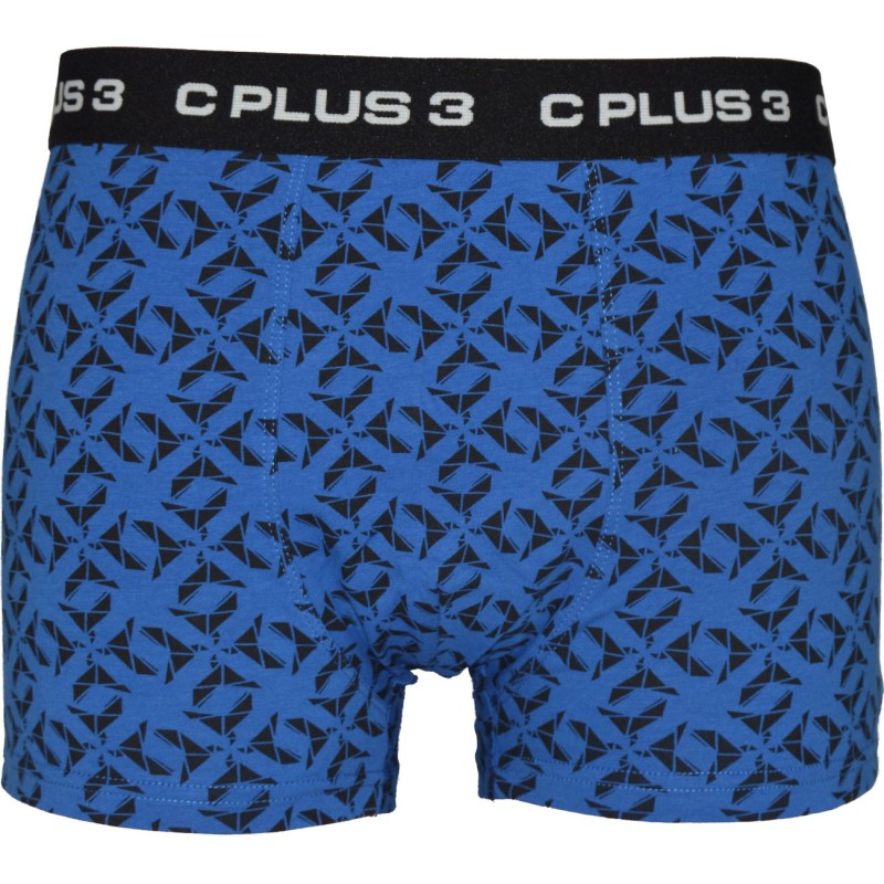 Bokserki męskie C+3 VBE-695 BlockForm niebieskie – premium