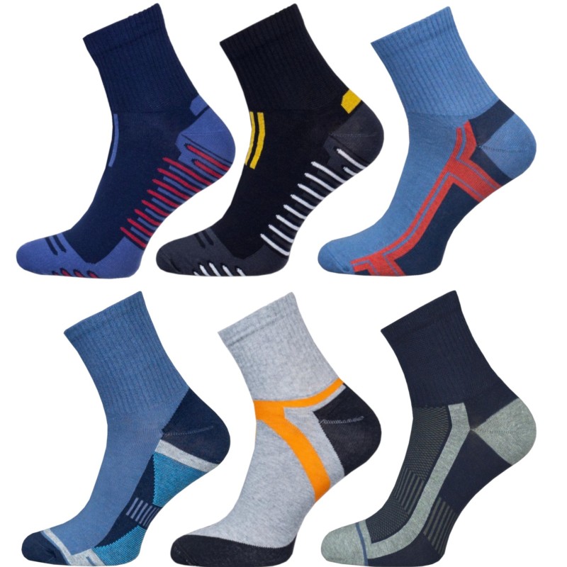 Skarpety Milena - Zestaw 6 Par | Polski Producent | Certyfikowane | Bawełna i Elastan