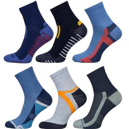 Skarpety Milena - Zestaw 6 Par | Polski Producent | Certyfikowane | Bawełna i Elastan